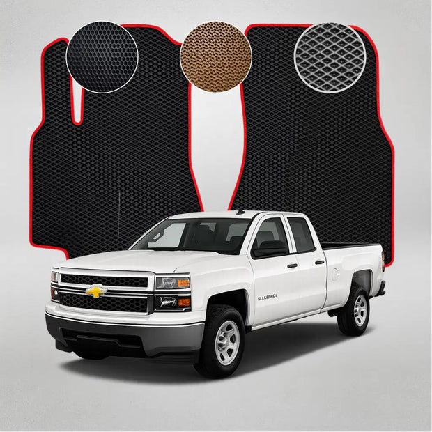 EVA grindų kilimėliai, skirti „Chevrolet Silverado“ 3-iosios kartos pikapui (2013–2019 m.)