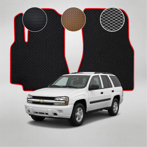 EVA grindų kilimėliai, skirti „Chevrolet TrailBlazer“ pirmosios kartos krosoveriui (2001–2005 m.)