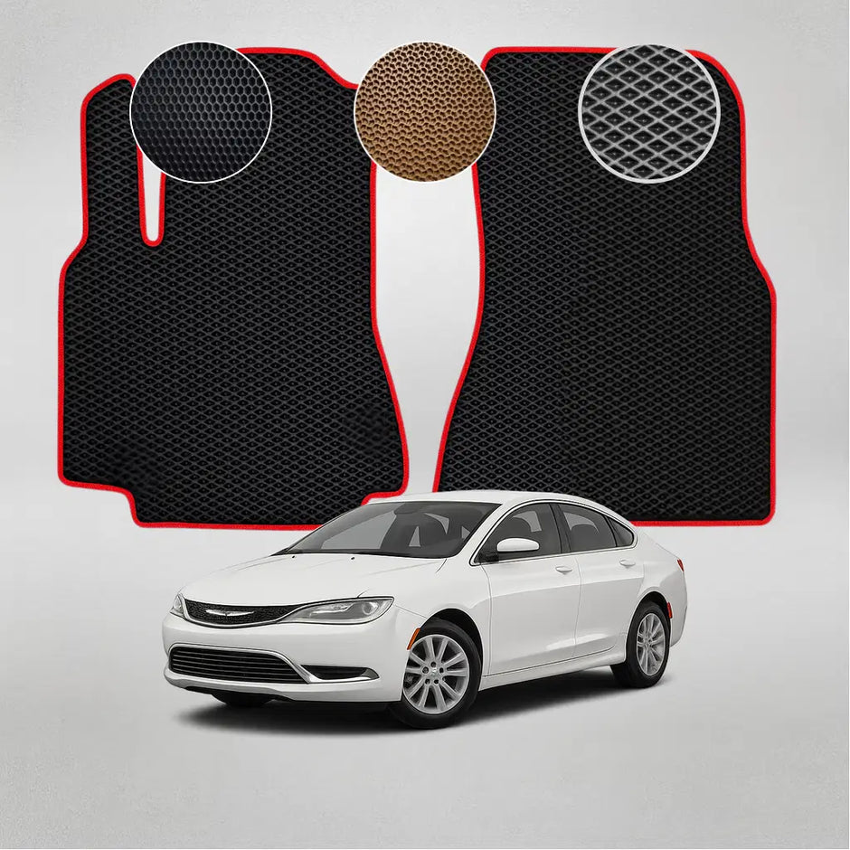 EVA grindų kilimėliai, skirti Chrysler 200 2-os kartos sedanui (2014–2016 m.)