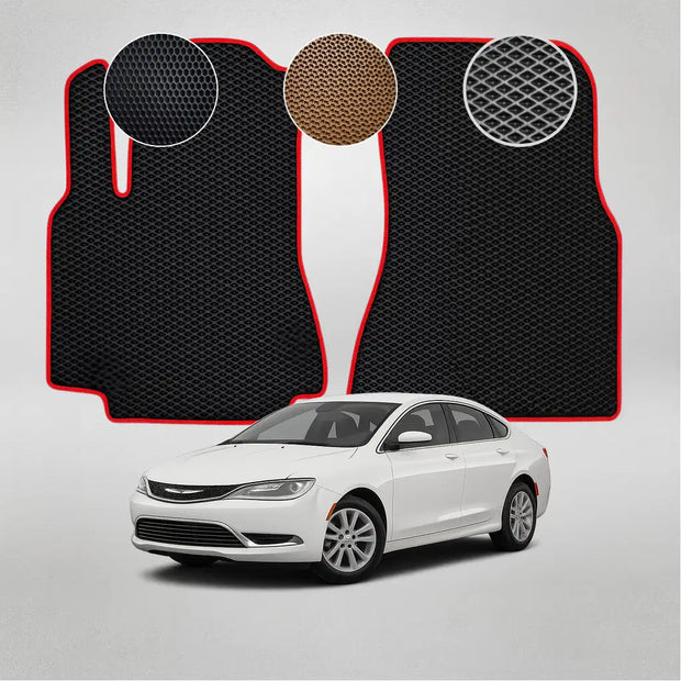 EVA grindų kilimėliai, skirti Chrysler 200 2-os kartos sedanui (2014–2016 m.)