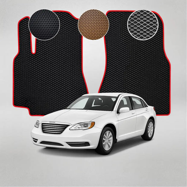 EVA grindų kilimėliai, skirti „Chrysler 200S“ pirmosios kartos sedanui (2010–2014 m.)