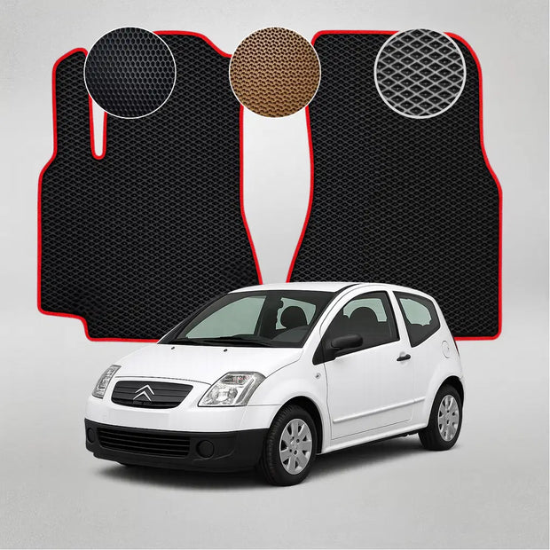 EVA kilimėliai, skirti „Citroen C2“ pirmosios kartos hečbekui (2003–2010 m.)
