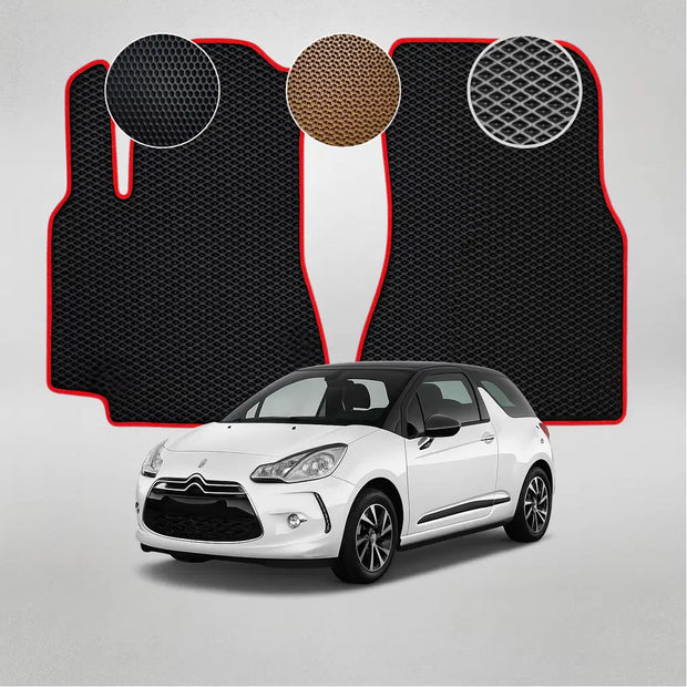 EVA kilimėliai, skirti „Citroen DS3“ pirmosios kartos hečbekui (2009–2018 m.)