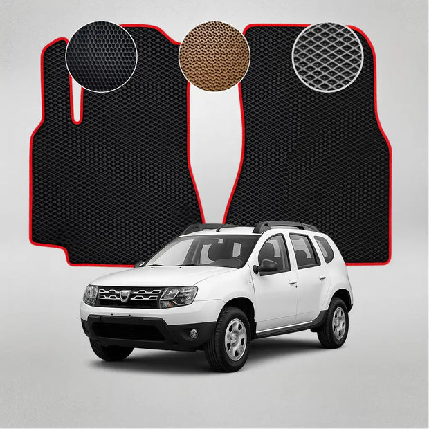 EVA grindų kilimėliai, skirti „Dacia Duster“ pirmosios kartos krosoveriui (2013–2018 m.)