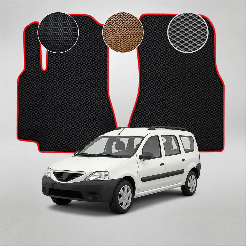 EVA grindų kilimėliai, skirti „Dacia Logan“ pirmosios kartos kombi (2004–2012 m.) automobiliui