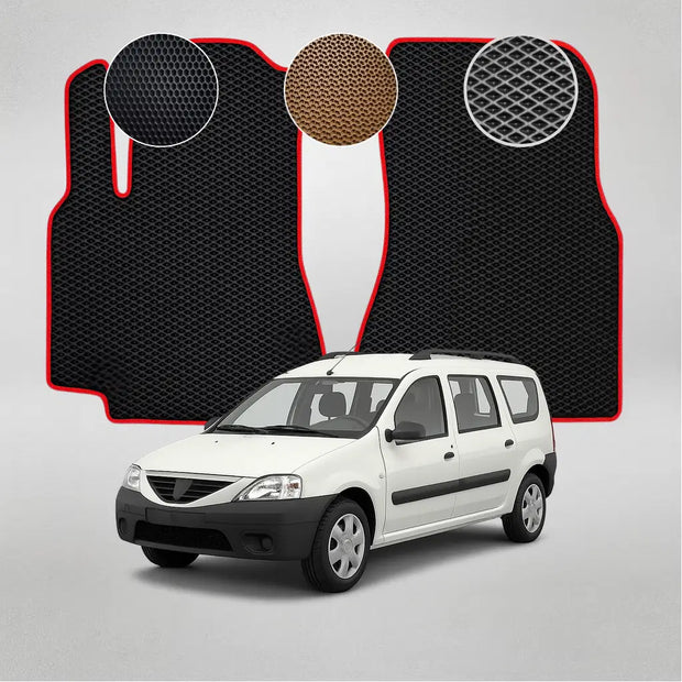 EVA grindų kilimėliai, skirti „Dacia Logan“ pirmosios kartos kombi (2004–2012 m.) automobiliui