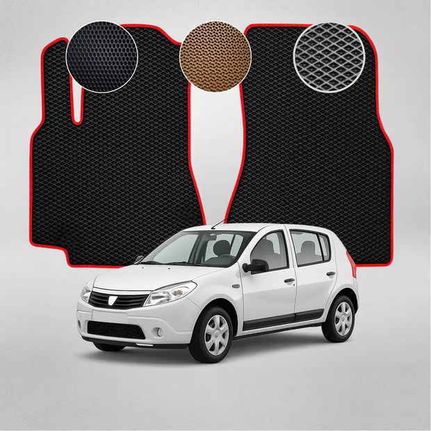 EVA grindų kilimėliai, skirti „Dacia Sandero“ pirmosios kartos hečbekui (2007–2012 m.)