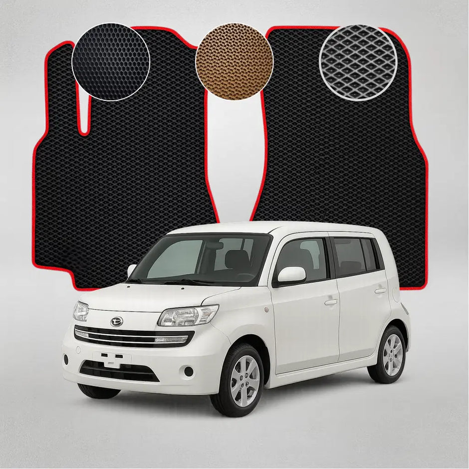 EVA kilimėliai, skirti antros kartos „Daihatsu Materia“ hečbekui (nuo 2006 m.)