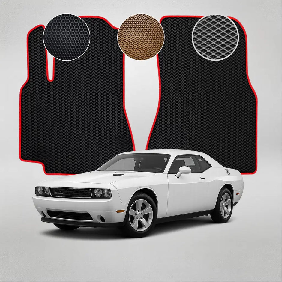 EVA grindų kilimėliai Dodge Challenger 3-iosios kartos kupė automobiliui (nuo 2014 m.)
