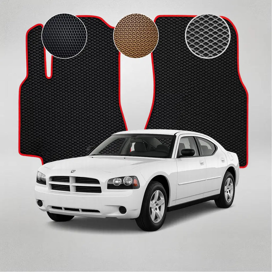 EVA grindų kilimėliai, skirti Dodge Charger 6-osios kartos sedanui (2005–2010 m.)