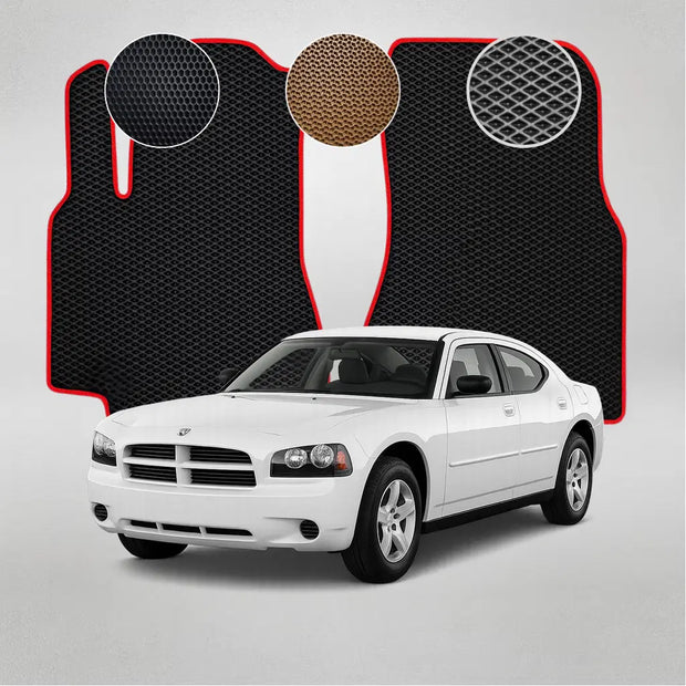 EVA grindų kilimėliai, skirti Dodge Charger 6-osios kartos sedanui (2005–2010 m.)