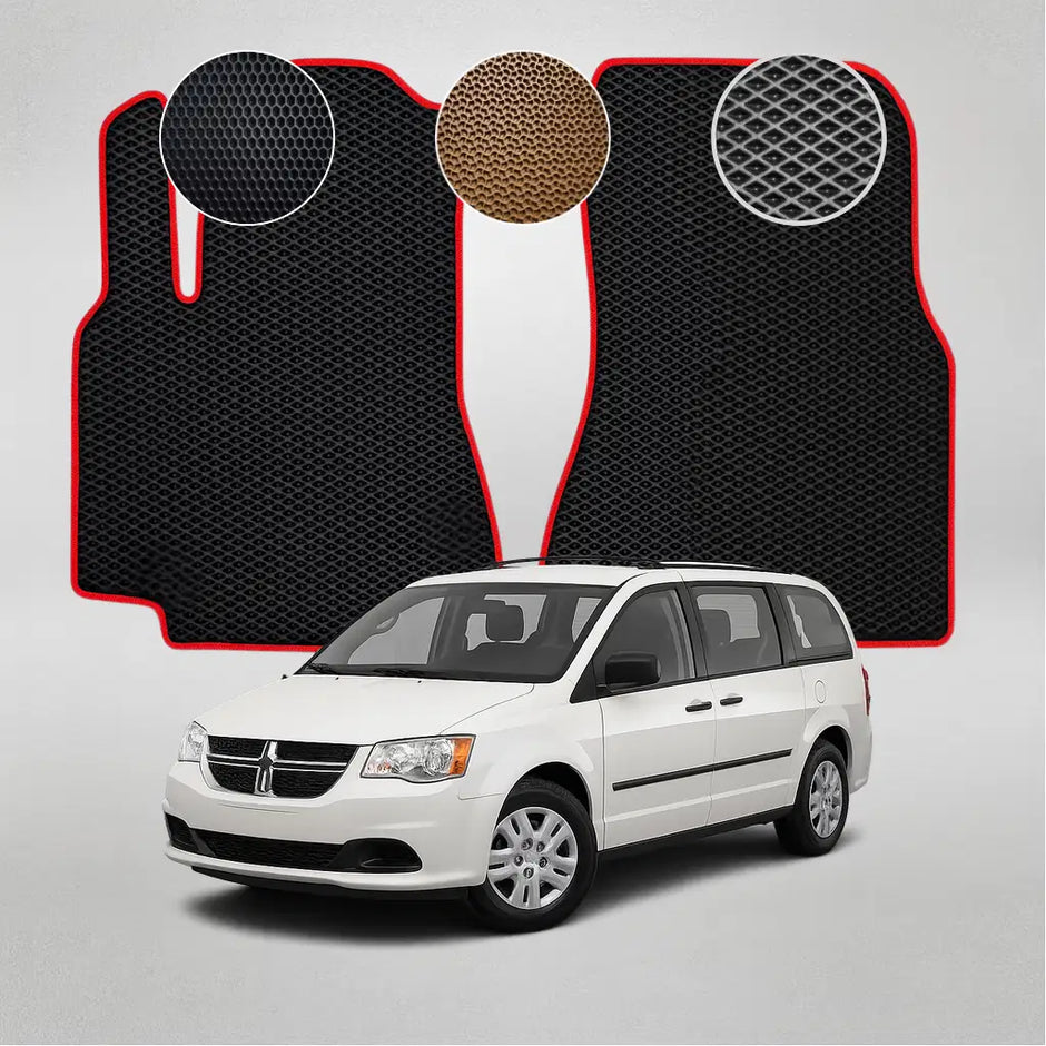 EVA grindų kilimėliai, skirti „Dodge Grand Caravan“ 5-osios kartos minivenui (2010–2020 m.)