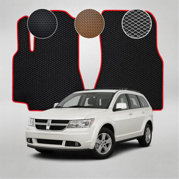 EVA grindų kilimėliai, skirti „Dodge Journey“ pirmosios kartos krosoveriui (2008–2011 m.)