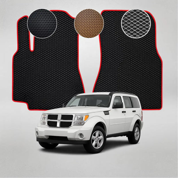 EVA grindų kilimėliai, skirti „Dodge Nitro“ pirmosios kartos krosoveriui (2006–2011 m.)