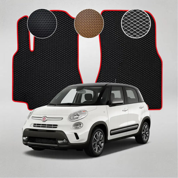 EVA grindų kilimėliai, skirti „Fiat 500L Trekking“ pirmosios kartos minivenui (2012–2017 m.)