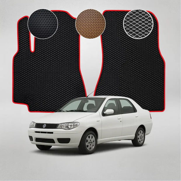EVA grindų kilimėliai, skirti „Fiat Albea“ pirmosios kartos sedanui (2004–2012 m.)