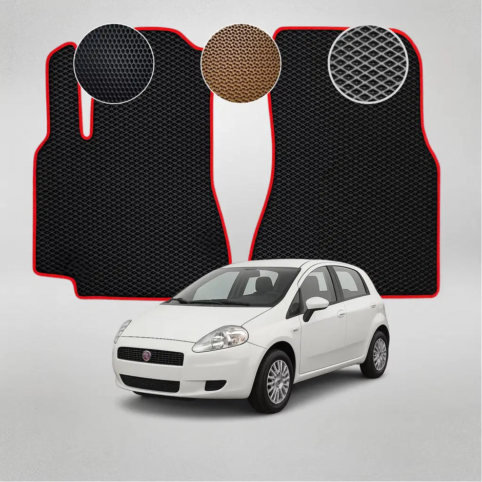 EVA grindų kilimėliai, skirti „Fiat Grande Punto“ pirmosios kartos hečbekui (2005–2009 m.)