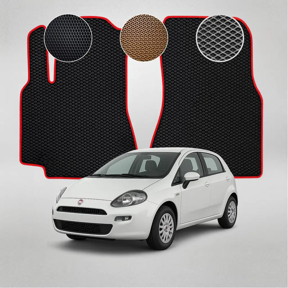 EVA grindų kilimėliai, skirti „Fiat Grande Punto“ pirmosios kartos hečbekui (2011–2018 m.)