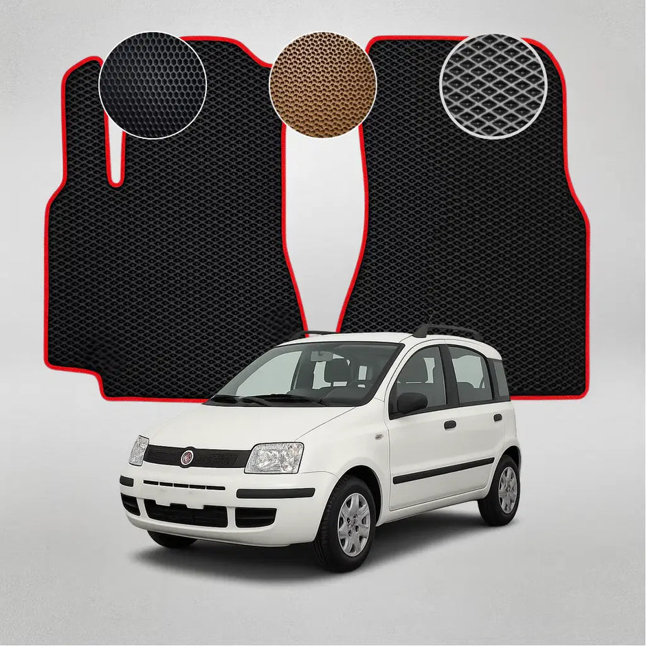 EVA grindų kilimėliai, skirti „Fiat Panda“ antros kartos hečbekui (2003–2012 m.)