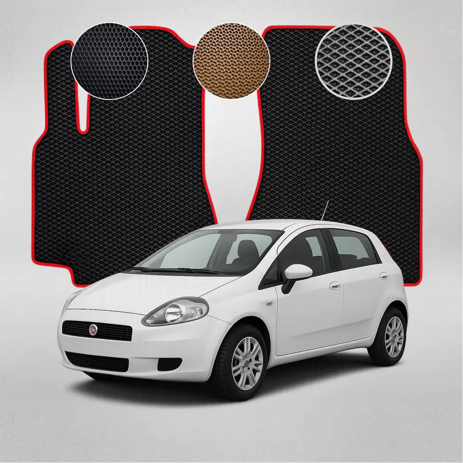 EVA grindų kilimėliai, skirti „Fiat Punto“ antros kartos hečbekui (1999–2012 m.)