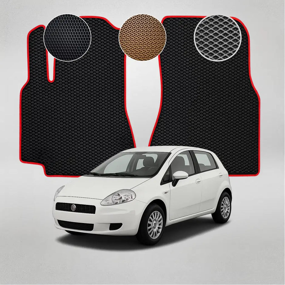 EVA grindų kilimėliai, skirti „Fiat Punto“ antros kartos hečbekui (2007–2012 m.)