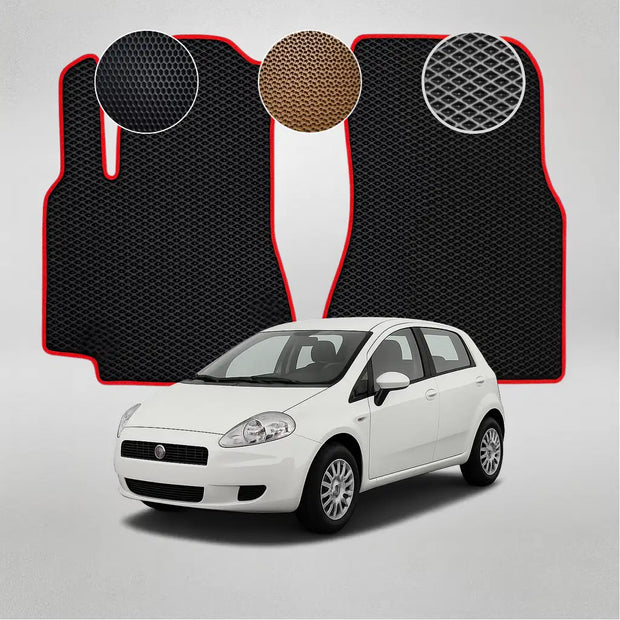 EVA grindų kilimėliai, skirti „Fiat Punto“ antros kartos hečbekui (2007–2012 m.)