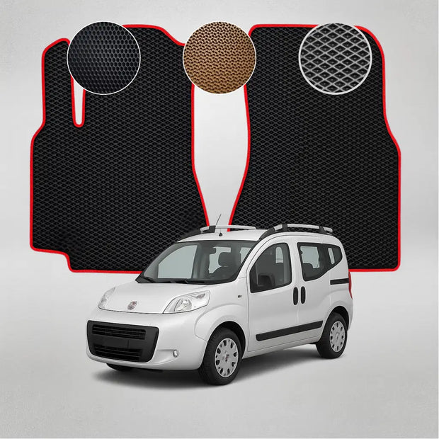 EVA grindų kilimėliai, skirti „Fiat Qubo Multijet“ pirmosios kartos minivenui (2008–2017 m.)