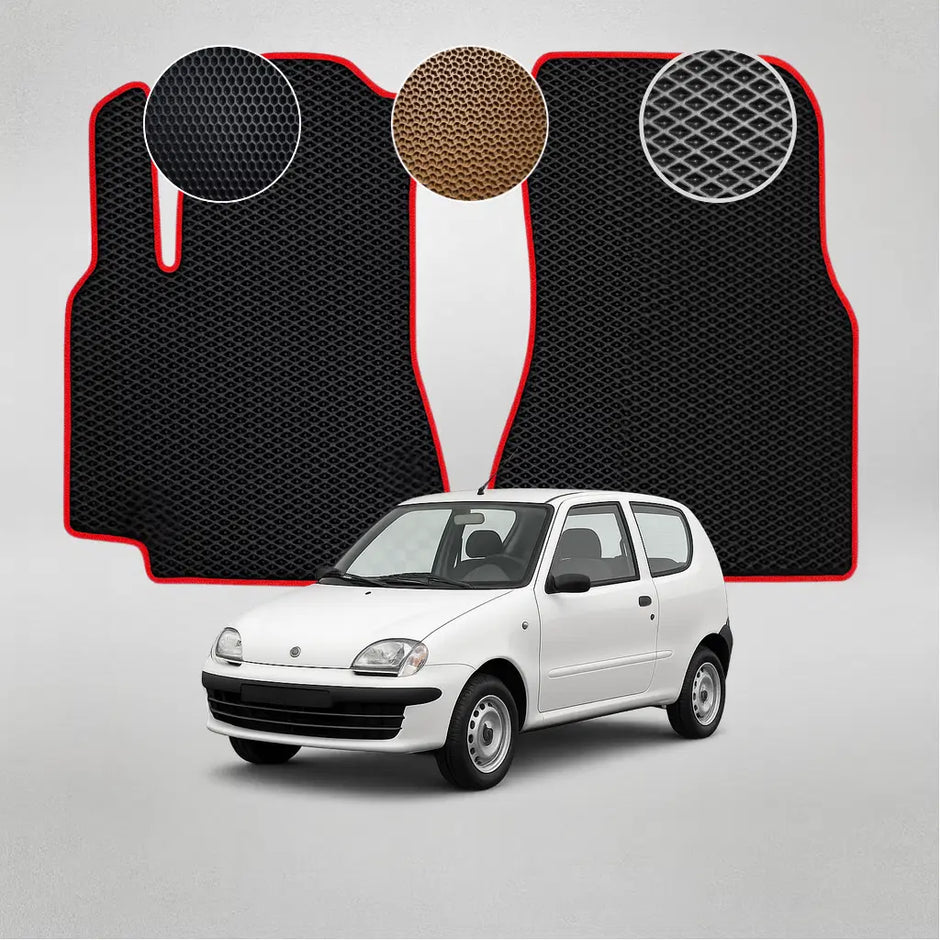 EVA grindų kilimėliai, skirti „Fiat Seicento“ pirmosios kartos hečbekui (1998–2005 m.)