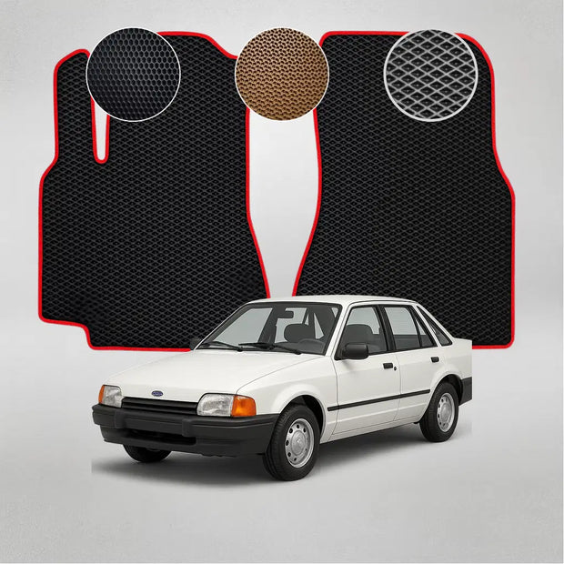 EVA grindų kilimėliai, skirti „Ford Escort“ 4-osios kartos sedanui (1986–1990 m.)