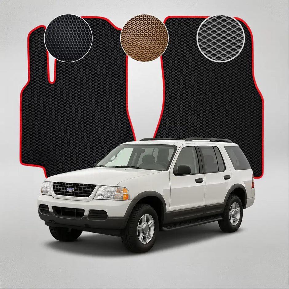 EVA grindų kilimėliai, skirti „Ford Explorer“ 3-iosios kartos krosoveriui (2001–2005 m.)