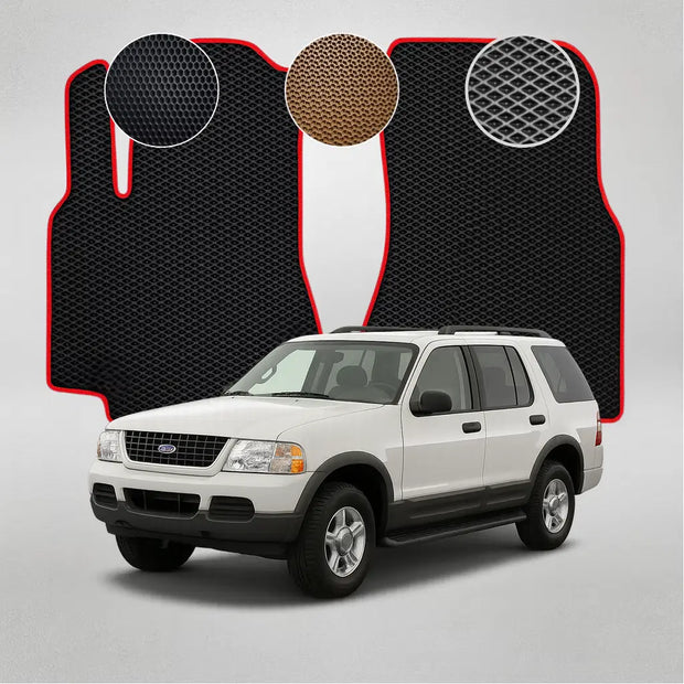 EVA grindų kilimėliai, skirti „Ford Explorer“ 3-iosios kartos krosoveriui (2001–2005 m.)