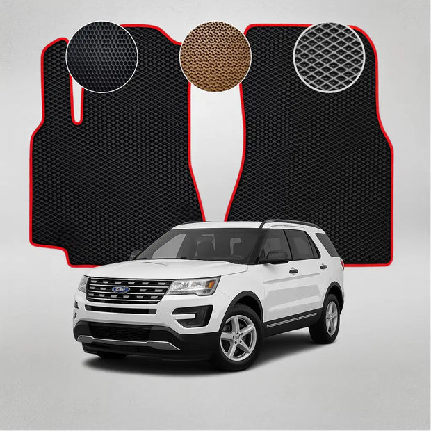 EVA grindų kilimėliai, skirti „Ford Explorer“ 5-osios kartos krosoveriui (2015–2017 m.)