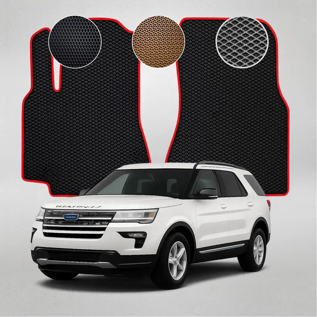 EVA grindų kilimėliai, skirti „Ford Explorer“ 5-osios kartos krosoveriui (2017–2019 m.)