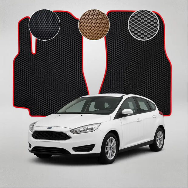 EVA grindų kilimėliai, skirti „Ford Focus“ 3-iosios kartos hečbekui (2011–2018 m.)
