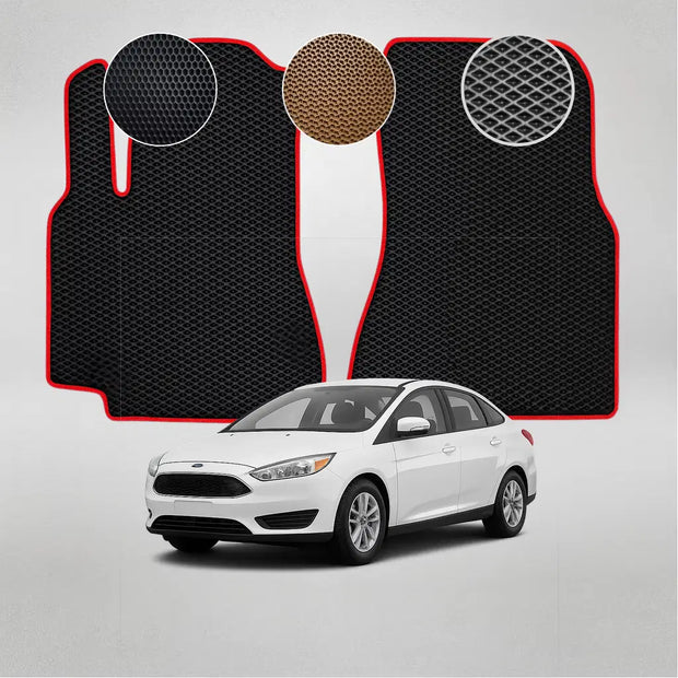 EVA grindų kilimėliai, skirti „Ford Focus“ 3-iosios kartos sedanui (2014–2018 m.)