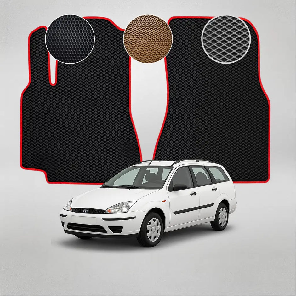 EVA grindų kilimėliai, skirti „Ford Focus“ pirmosios kartos „Kombi“ (2001–2004 m.) automobiliui