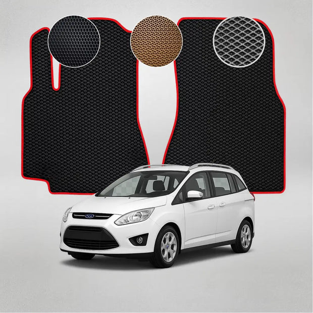 EVA grindų kilimėliai, skirti „Ford Grand C-MAX“ antros kartos minivenui (nuo 2010 m.)