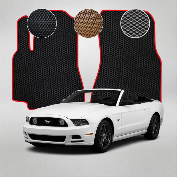 EVA grindų kilimėliai, skirti „Ford Mustang GT“ 5-osios kartos kabrioletui (2009–2014 m.)