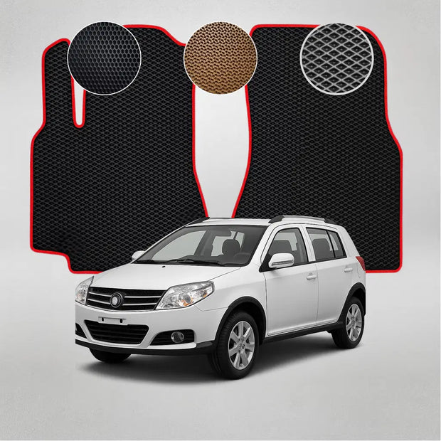 EVA grindų kilimėliai, skirti „Geely MK 2 Cross“ pirmosios kartos krosoveriui (2010–2014 m.)