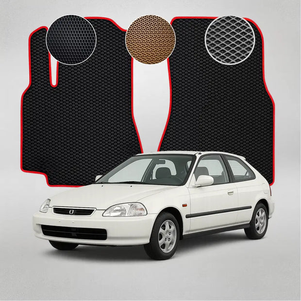 EVA grindų kilimėliai, skirti „Honda Civic“ 6-osios kartos hečbekui (1995–2000 m.)