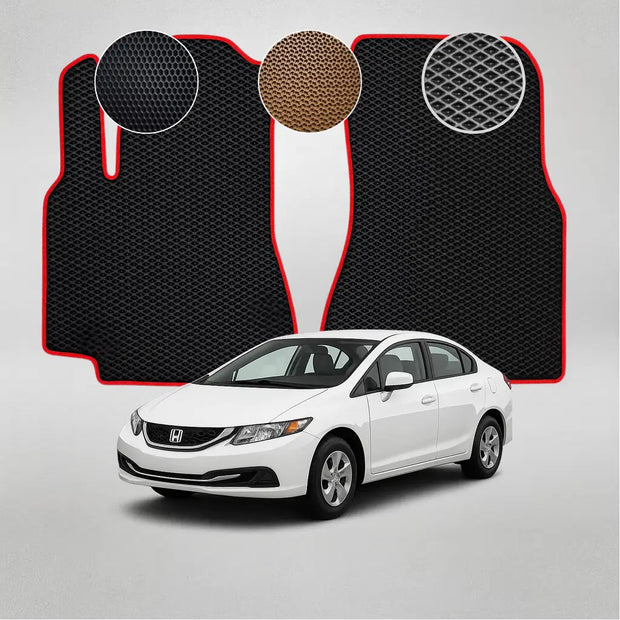 EVA grindų kilimėliai, skirti „Honda Civic“ 9-osios kartos sedanui (2011–2017 m.)
