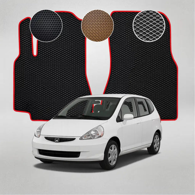 EVA grindų kilimėliai, skirti „Honda Fit“ pirmosios kartos hečbekui (2001–2008 m.)