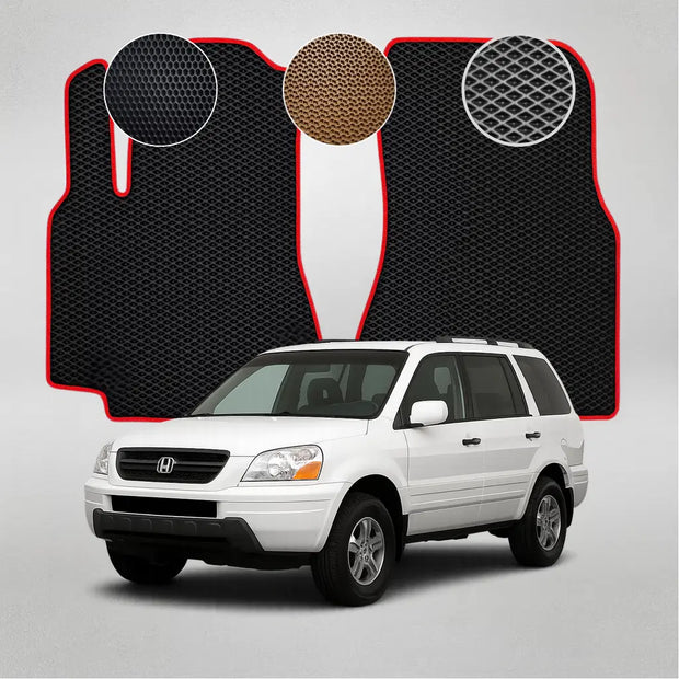 EVA grindų kilimėliai, skirti „Honda Pilot“ pirmosios kartos krosoveriui (2002–2008 m.)