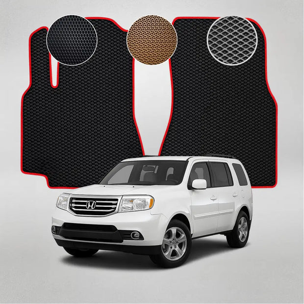 EVA grindų kilimėliai, skirti „Honda Pilot“ 3-iosios kartos krosoveriui (nuo 2015 m.)