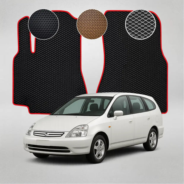 EVA grindų kilimėliai „Honda Stream“ pirmosios kartos minivenui (2000–2006 m.)