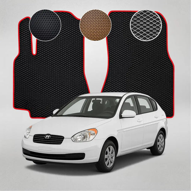 EVA kilimėliai, skirti „Hyundai Accent“ 4-osios kartos hečbekui (nuo 2010 m.)