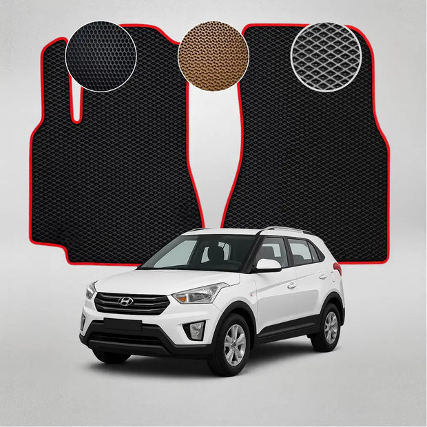 EVA grindų kilimėliai, skirti „Hyundai Creta“ / „ix25“ / „Cantus“ pirmosios kartos krosoveriui (2014–2020 m.)