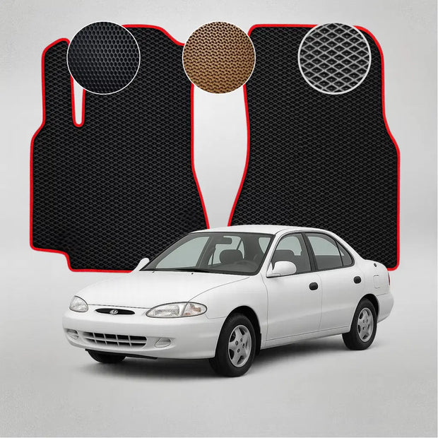 EVA grindų kilimėliai, skirti Hyundai Elantra 2-os kartos sedanui (1995–2000 m.)