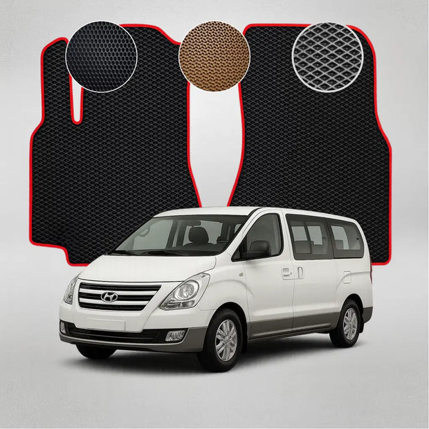EVA grindų kilimėliai, skirti „Hyundai H-1“ antros kartos minivenui (2008–2018 m.)