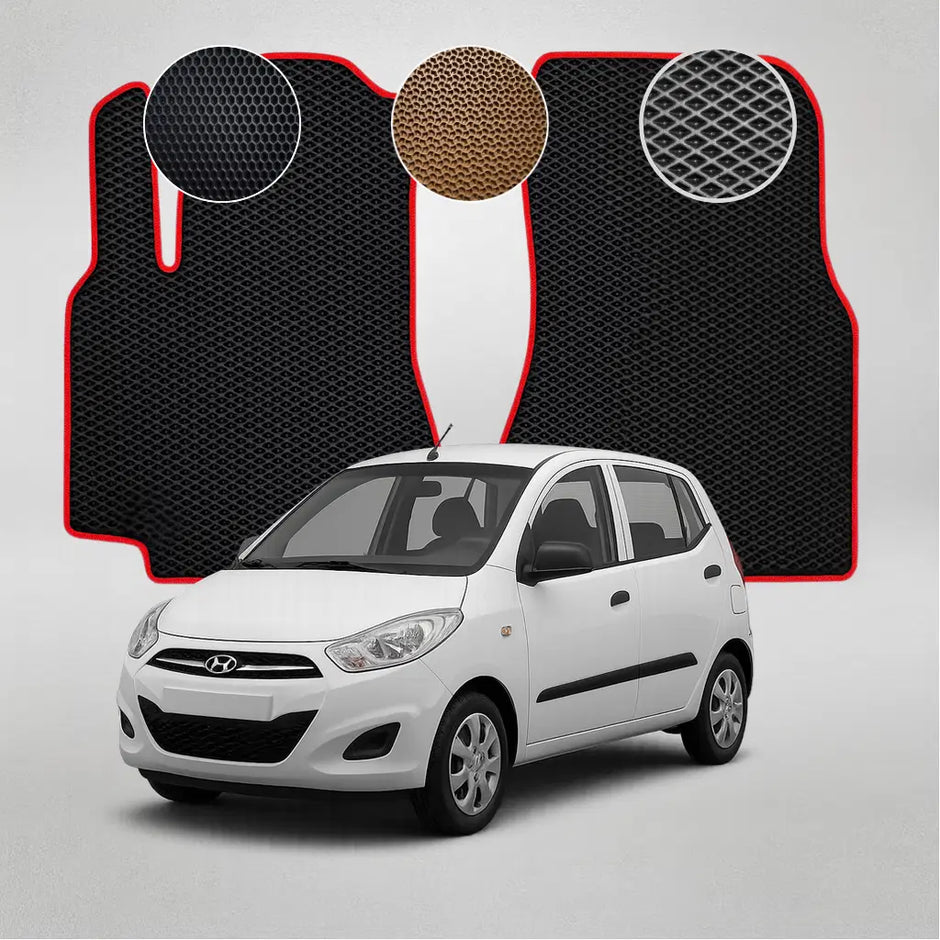 EVA grindų kilimėliai, skirti „Hyundai i10“ pirmosios kartos hečbekui (2007–2013 m.)